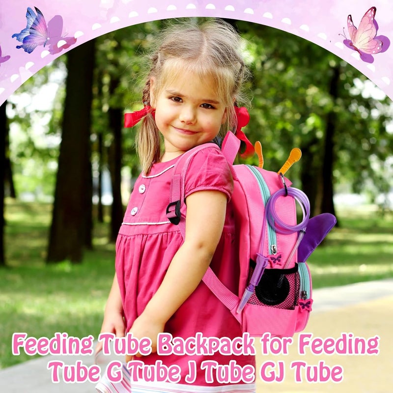 SilTriangle Feeding Tube Backpack G Tube GJ Backpack for Enteral Feeding Pump Gtube Accessories, Bag Only - Image 4